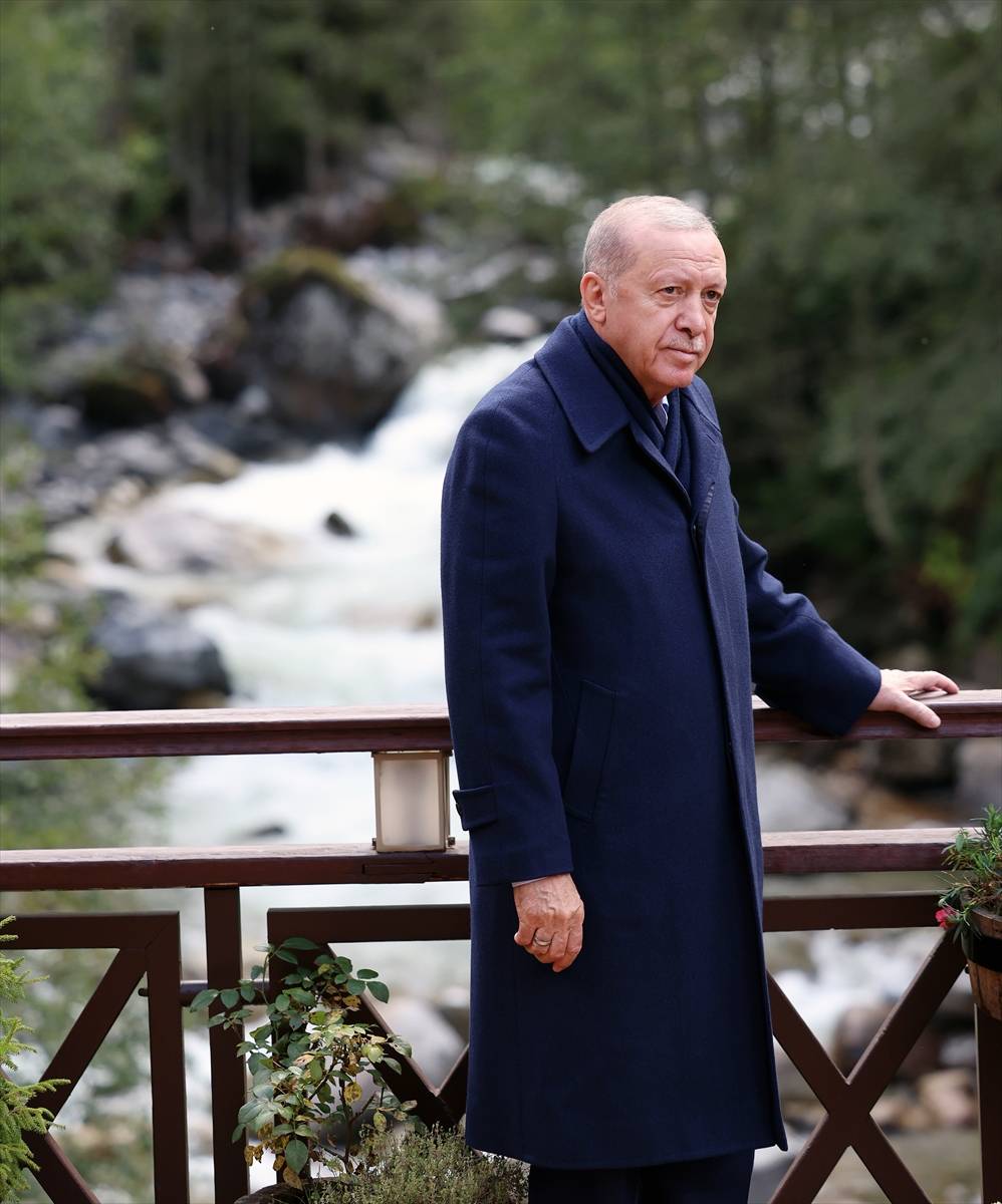 Cumhurbaşkanı Erdoğan’dan Ayder Yaylası’na sürpriz ziyaret 7